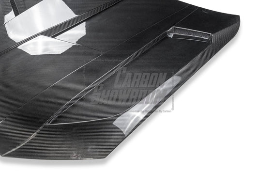 BMW X5 G05 & X5M X5MC F95 (Fits Both Pre-LCI & LCI) 2020-ON & X6 G06 & X6M X6MC F96 (Fits Both Pre-LCI &  LCI) 2020-ON with Aftermarket Parts - LD Style Hood Dry Pre-preg Carbon Fiber from Aero Republic