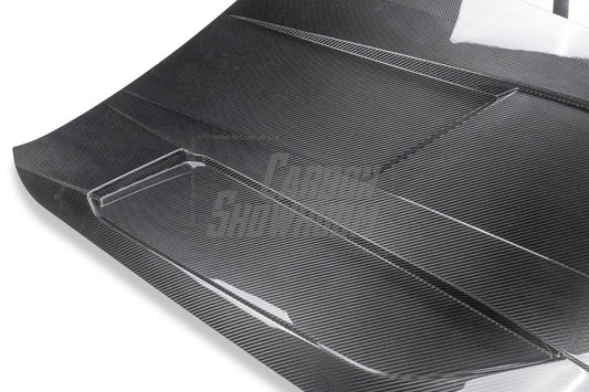 BMW X5 G05 & X5M X5MC F95 (Fits Both Pre-LCI & LCI) 2020-ON & X6 G06 & X6M X6MC F96 (Fits Both Pre-LCI &  LCI) 2020-ON with Aftermarket Parts - LD Style Hood Dry Pre-preg Carbon Fiber from Aero Republic