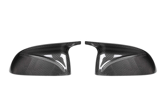 BMW X5 G05 & X6 G06 s/x Drive40/e M60 (Fits Both Pre-LCI & LCI) 2020 2021 2022 2023 2024 with Aftermarket Parts - XM Style Replacement Mirror Caps Pre-preg Carbon Fiber from Aero Republic