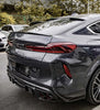 BMW X6 M60i s/x Drive40/e G06 (Fits Both Pre-LCI & LCI) 2020 2021 2023 2024 with Aftermarket Parts - M Style Rear Lip Spoiler Pre-preg Carbon from Aero Republic