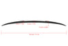 BMW X6 M60i s/x Drive40/e G06 (Fits Both Pre-LCI & LCI) 2020 2021 2023 2024 with Aftermarket Parts - M Style Rear Lip Spoiler Pre-preg Carbon from Aero Republic