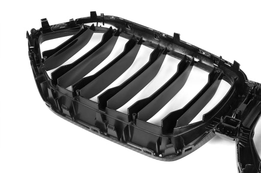 BMW X6 M60 sDrive40 xDrive40 G06 Pre-LCI 2020 2021 2022 2023 & X6M X6MC F96 Pre-LCI 2020 2021 2022 2023 with Aftermarket Parts - Single Slat Front Kidney Grill Pre-preg Carbon Fiber from Aero Republic