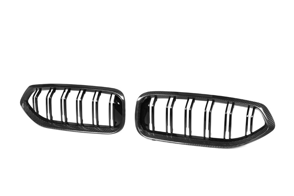 BMW Z4 M40 / sDrive30 G29 2019 2020 2021 2022 2023 2024 with Aftermarket Parts - Dual Slat Front Kidney Grill Pre-preg Carbon Fiber from Aero Republic