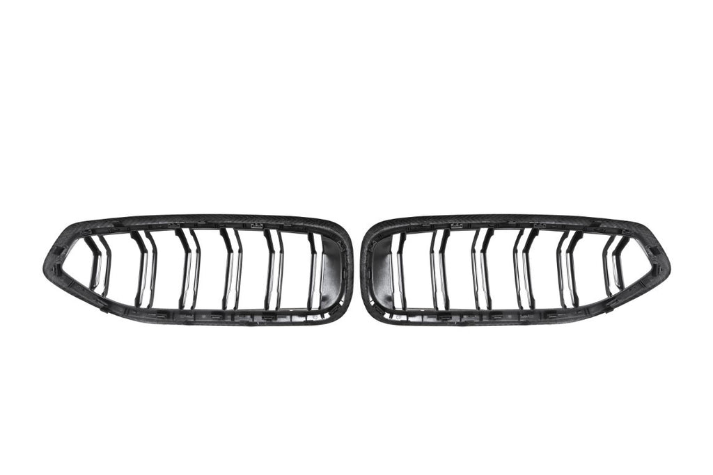 BMW Z4 M40 / sDrive30 G29 2019 2020 2021 2022 2023 2024 with Aftermarket Parts - Dual Slat Front Kidney Grill Pre-preg Carbon Fiber from Aero Republic