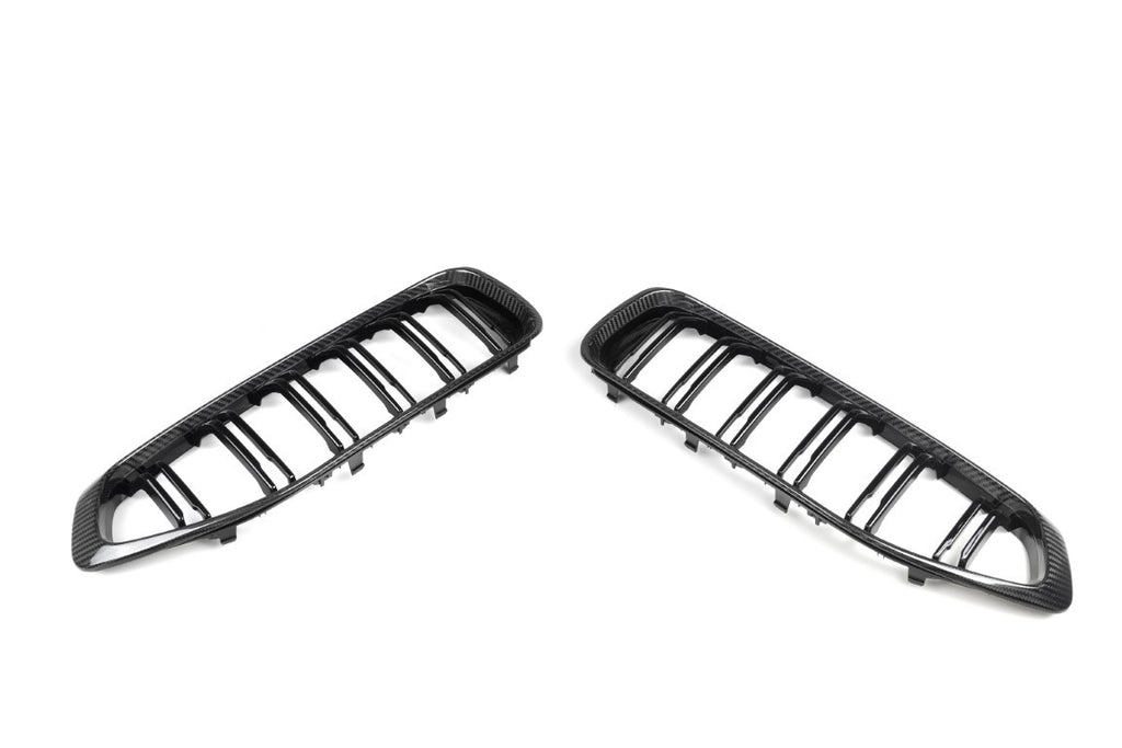 BMW Z4 M40 / sDrive30 G29 2019 2020 2021 2022 2023 2024 with Aftermarket Parts - Dual Slat Front Kidney Grill Pre-preg Carbon Fiber from Aero Republic