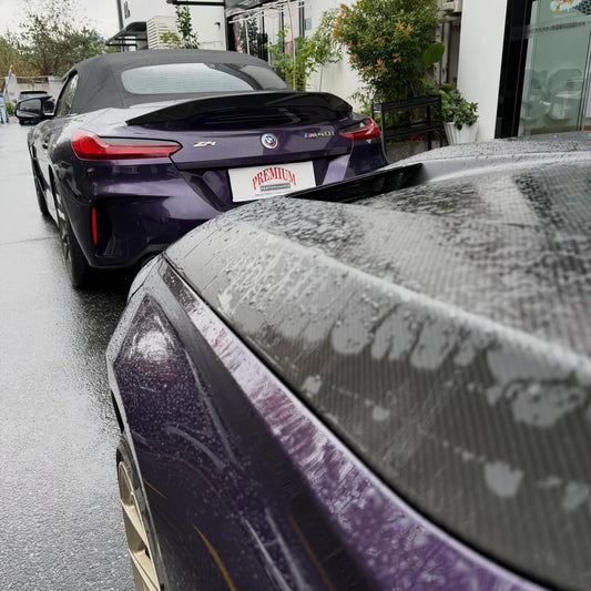 BMW Z4 M40 / sDrive30 G29 2019 2020 2021 2022 2023 2024 with Aftermarket Parts - TRD Style Rear Lip Spoiler Pre-preg Carbon Fiber&nbsp;from Aero Republic