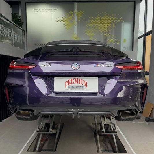 BMW Z4 M40 / sDrive30 G29 2019 2020 2021 2022 2023 2024 with Aftermarket Parts - TRD Style Rear Lip Spoiler Pre-preg Carbon Fiber&nbsp;from Aero Republic