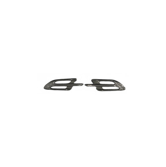 Aero Republic Front Side Vents Upper Valences Trim for Bentley Bentayga V8 W12 2017-2020 Carbon Fiber