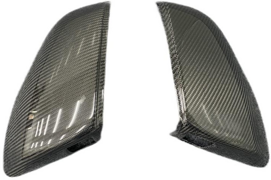 Bentley Bentayga V8 W12 2016 2017 2018 2019 2020 with Aftermarket Parts - Mirror Cap Vacuumed Carbon Fiber from Aero Republic