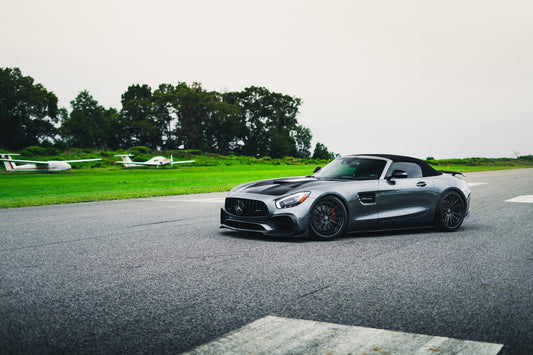 Mercedes Benz AMG GT GTS C190 2015 2016 2017 Pre-Facelift with Aftermarket Parts - RT Style Front Lip Carbon Fiber from Aero Republic