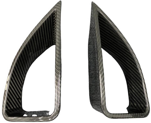 Mercedes Benz GLE-Class W167 AMG GLE53 GLE43 GLE350 GLE450 GLE400 GLE580 Pre-Facelift 2020 2021 2022 2023 with Aftermarket Parts - Front Bumper Trim Pre-preg Carbon Fiber from Aero Republic