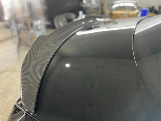 Mercedes Benz C-Class S-Class C217 AMG S65 S63 S550 S500 Coupe 2015 2016 2017 2018 2019 2020 2021 with Aftermarket Parts - VS Style Rear Lip Spoiler Pre-preg Carbon Fiber from Aero Republic