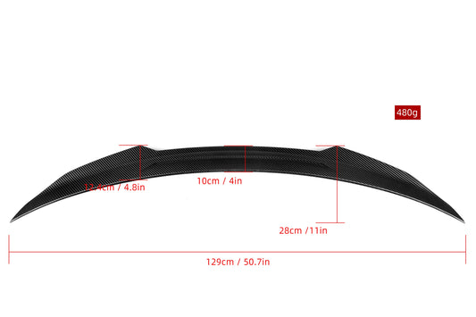 Mercedes Benz C-Class S-Class C217 AMG S65 S63 S550 S500 Coupe 2015 2016 2017 2018 2019 2020 2021 with Aftermarket Parts - VS Style Rear Lip Spoiler Pre-preg Carbon Fiber from Aero Republic