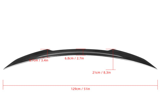 Mercedes Benz S-Class W223 AMG S63 Maybach S680 S580 S580e S560 S500 Sedan 2021-ON with Aftermarket Parts - X Style Rear Lip Spoiler Pre-preg Carbon Fiber from Aero Republic
