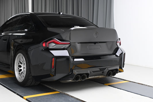 BMW M2C M2 G87 2023-ON & 2 Series M240i 230i G42 2022-ON with Aftermarket Parts - CS Style Ducktail Trunk Dry Pre-preg Carbon Fiber from Aero Republic