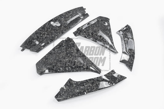 Aero Republic Carbon Fiber Engine Bay Replacement Covers 5 Pcs for Nissan GTR GT-R R35 2008-2023 - Performance SpeedShop