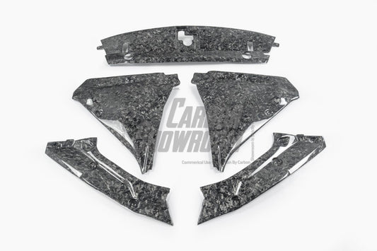 Aero Republic Carbon Fiber Engine Bay Replacement Covers 5 Pcs for Nissan GTR GT-R R35 2008-2023 - Performance SpeedShop