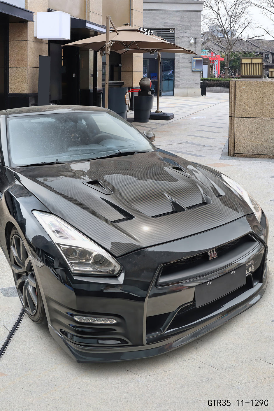 Nissan GTR R35 aftermarket parts, carbon fiber body kit - PSS ...