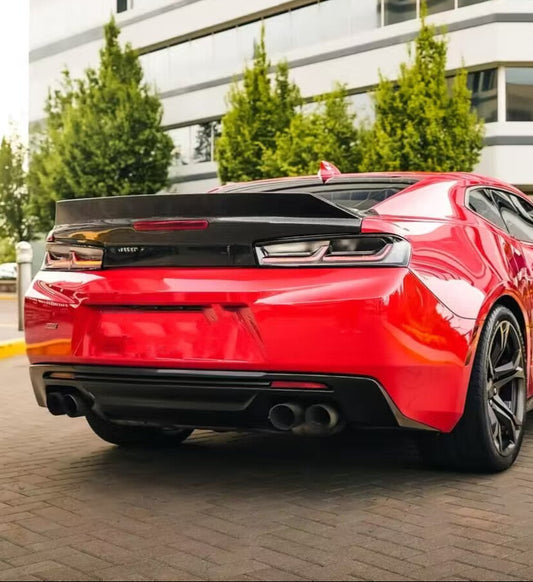 Chevrolet Camaro 6th Gen Z/28 2SS 1SS 3LT 2LT 1LT 2LS 1LS 2015 2016 2017 2018 2019 2020 2021 2022 2023 2024 & Camaro 6th Gen ZL1 2017 2018 2019 2020 2021 2022 2023 2024 with Aftermarket Parts - Duckbill Ducktail Trunk Lid Carbon Fiber from Aero Republic