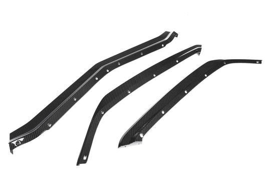 Chevrolet Corvette C8 Base 1LZ 2LZ 3LZ 1LT 2LT 3LT 2021-ON with Aftermarket Parts - Sports Front Lip Pre-preg Carbon Fiber from Aero Republic