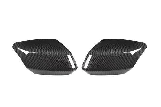 Chevrolet Corvette C8 Base Z06 ZR1 (fits all trims and packages) 2021-ON with Aftermarket Parts - OE Style Replacement Mirror Caps Pre-preg Carbon Fiber from Aero Republic