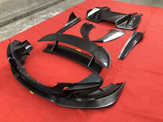 McLaren MP4-12C 2012 2013 2014 with Aftermarket Parts - DMC Style Full Body Kit Carbon Fiber from Aero Republic