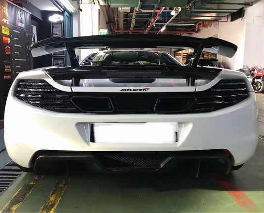 Lamborghini MP4-12C 2012 2013 2014 2015 2016 with Aftermarket Parts - DMC Style Rear Diffuser Carbon Fiber from Aero Republic
