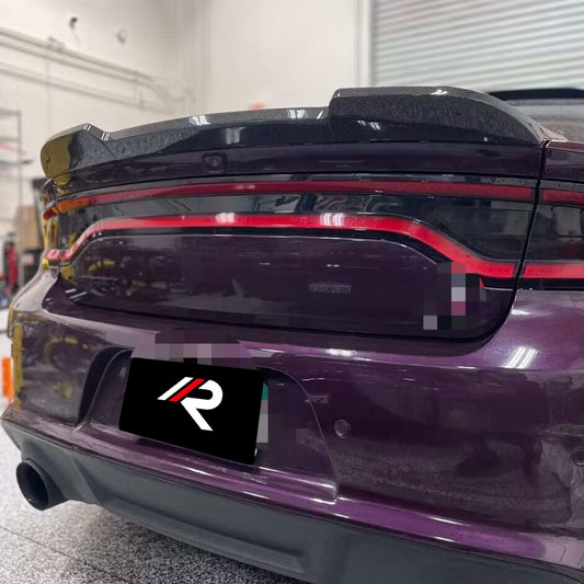 Dodge Charger & 2015 Scat Pack & 2016 Scat Pack, Hellcat & 2017 R/T, Daytona, Scat Pack, Hellcat & 2018 GT, R/T, Daytona, Scat Pack, Hellcat & 2019 GT, R/T, Scat Pack, Hellcat & 2020 GT, R/T, Scat Pack, Hellcat & 2021 GT, R/T, Scat Pack & 2022 GT, R/T, Scat Pack Non-widebody & 2023 GT, R/T, Scat Pack Non-widebody with Aftermarket Parts - Rear Spoiler Carbon Fiber from Aero Republic