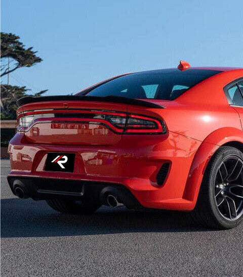 Dodge Charger & 2015 Scat Pack & 2016 Scat Pack, Hellcat & 2017 R/T, Daytona, Scat Pack, Hellcat & 2018 GT, R/T, Daytona, Scat Pack, Hellcat & 2019 GT, R/T, Scat Pack, Hellcat & 2020 GT, R/T, Scat Pack, Hellcat & 2021 GT, R/T, Scat Pack & 2022 GT, R/T, Scat Pack Non-widebody & 2023 GT, R/T, Scat Pack Non-widebody with Aftermarket Parts - SRT Style Rear Spoiler Carbon Fiber from Aero Republic