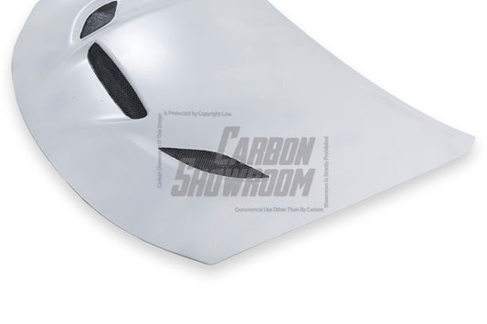 Dodge Charger 2015 2016 2017 2018 2019 2020 2021 2022 2023 with Aftermarket Parts - V1 Hood Carbon Fiber / FRP from Aero Republic