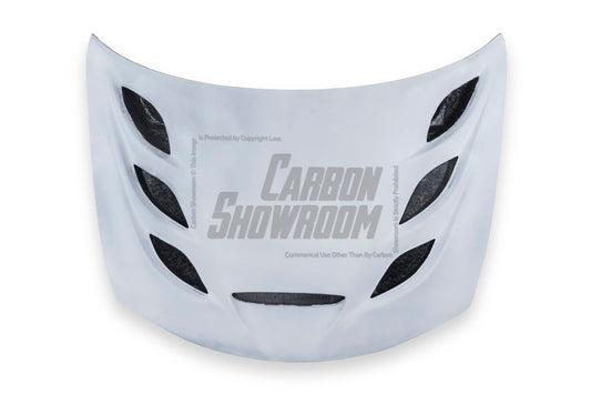 Dodge Charger 2015 2016 2017 2018 2019 2020 2021 2022 2023 with Aftermarket Parts - V2 Hood Carbon Fiber / FRP from Aero Republic