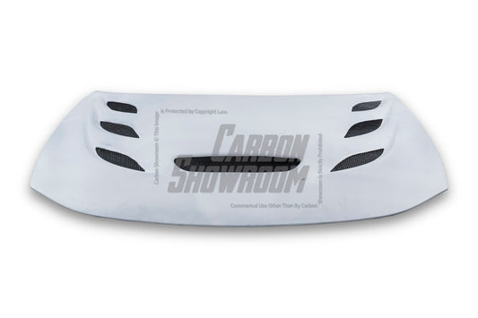 Dodge Charger 2015 2016 2017 2018 2019 2020 2021 2022 2023 with Aftermarket Parts - V2 Hood Carbon Fiber / FRP from Aero Republic