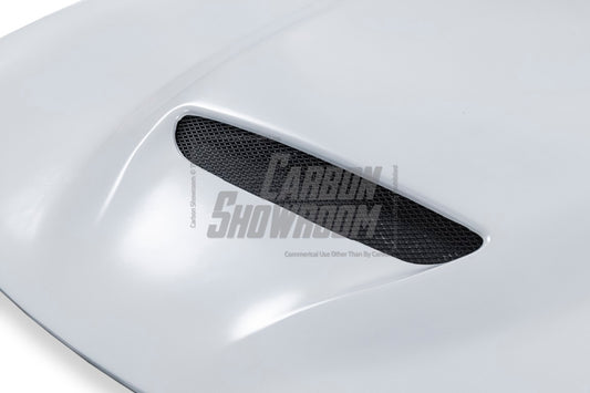 Dodge Charger 2015 2016 2017 2018 2019 2020 2021 2022 2023 with Aftermarket Parts - V4 Hood Carbon Fiber / FRP from Aero Republic