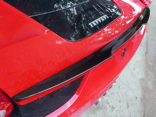 Ferrari 458 Italia 2010–2015 with Aftermarket Parts - Rear Spoiler Carbon Fiber from Aero Republic