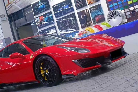 Ferrari 488 GTB with Aftermarket Parts - 1:1 Pista Style Full Body Kit Carbon Fiber / FRP from Aero Republic