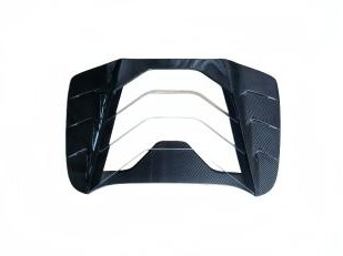 Ferrari 488 GTB & Spider 2016 2017 2018 2019 2020 with Aftermarket Parts - Trunk Engine Cover Hatch Replacement Carbon Fiber from Aero Republic