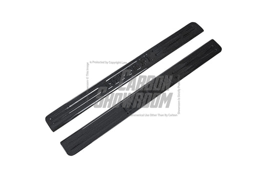 Ferrari 488 GTB & Spider 2016 2017 2018 2019 2020 with Aftermarket Parts - OEM 1:1 Style Door Sills Dry Pre-preg Carbon Fiber from Aero Republic