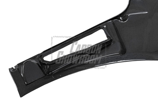Ferrari 488 GTB & Spider 2016 2017 2018 2019 2020 with Aftermarket Parts - OEM 1:1 Style Replacement Front Trunk Rear Panels Dry Pre-preg Carbon Fiber from Aero Republic