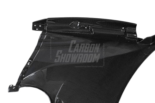 Ferrari 488 GTB & Spider 2016 2017 2018 2019 2020 with Aftermarket Parts - OEM 1:1 Style Replacement Front Trunk Rear Panels Dry Pre-preg Carbon Fiber from Aero Republic