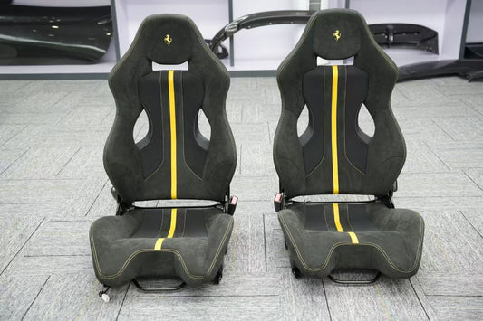 Ferrari 488 GTB & Spider 2016 2017 2018 2019 2020 with Aftermarket Parts - 1:1 Pista Style Seat Carbon Fiber from Aero Republic