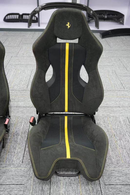 Ferrari 488 GTB & Spider 2016 2017 2018 2019 2020 with Aftermarket Parts - 1:1 Pista Style Seat Carbon Fiber from Aero Republic