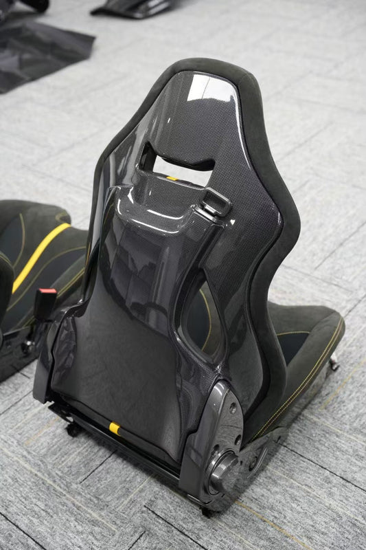 Ferrari 488 GTB & Spider 2016 2017 2018 2019 2020 with Aftermarket Parts - 1:1 Pista Style Seat Carbon Fiber from Aero Republic