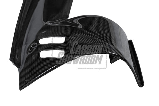 Ferrari 488 Spider 2016 2017 2018 2019 2020 with Aftermarket Parts - OEM 1:1 Style Replacement Engine Bay Side Panels Dry Pre-preg Carbon Fiber from Aero Republic