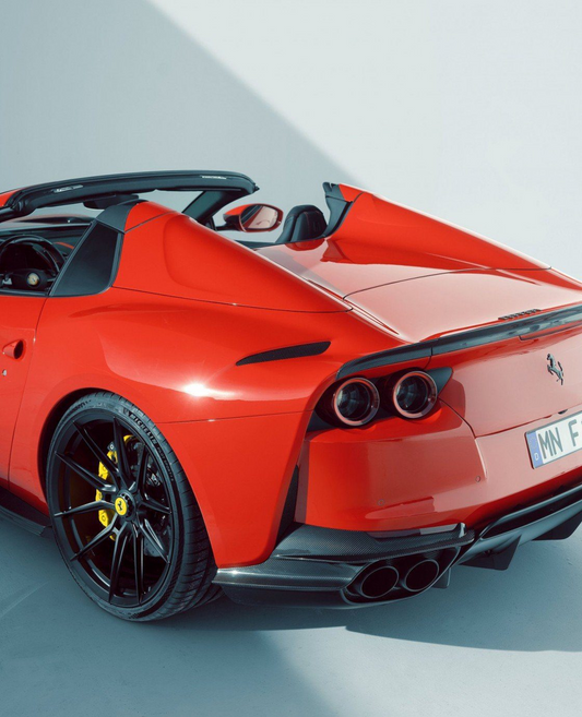 Ferrari 812 GTS 2021 2022 2023 with Aftermarket Parts - Rear Spoiler Carbon Fiber / FRP from Aero Republic