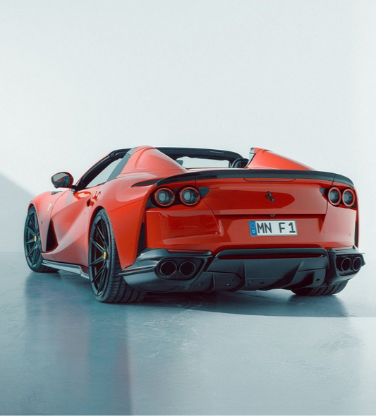 Ferrari 812 GTS 2021 2022 2023 with Aftermarket Parts - Rear Spoiler Carbon Fiber / FRP from Aero Republic