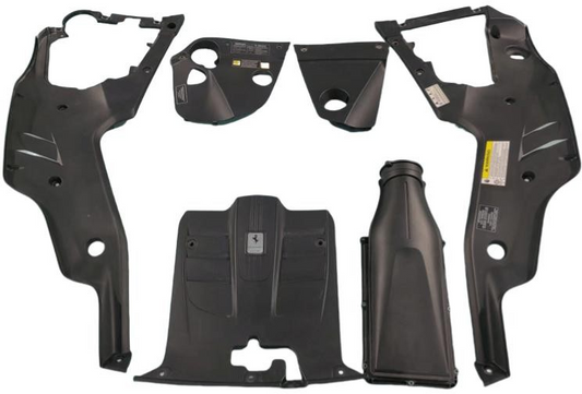 Ferrari F12 2013 2014 2015 2016 2017 with Aftermarket Parts - OEM Replacement 1:1 Engine Bay Cover Carbon Fiber from Aero Republic