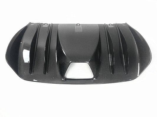 Ferrari F430 2005–2009 with Aftermarket Parts - OEM Replacement Style Rear Diffuser Carbon Fiber from Aero Republic