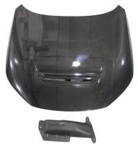 Honda Civic Type-R FL5 2023-ON with Aftermarket Parts - OEM Style Hood Carbon Fiber from Aero Republic