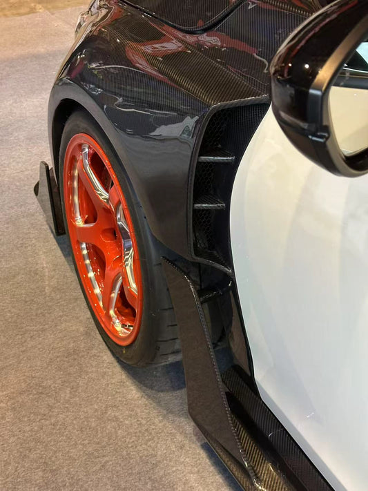 Honda Civic Type-R FL5 2023-ON with Aftermarket Parts - Time Attack Front Fenders Carbon Fiber from Aero Republic