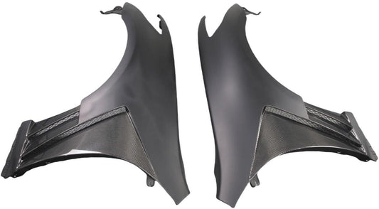 Infiniti G37 G37x Anniversary Limited Journey Sport S X Base 2009 2010 2011 2012 2013 with Aftermarket Parts - Front Fenders Carbon Fiber from Aero Republic